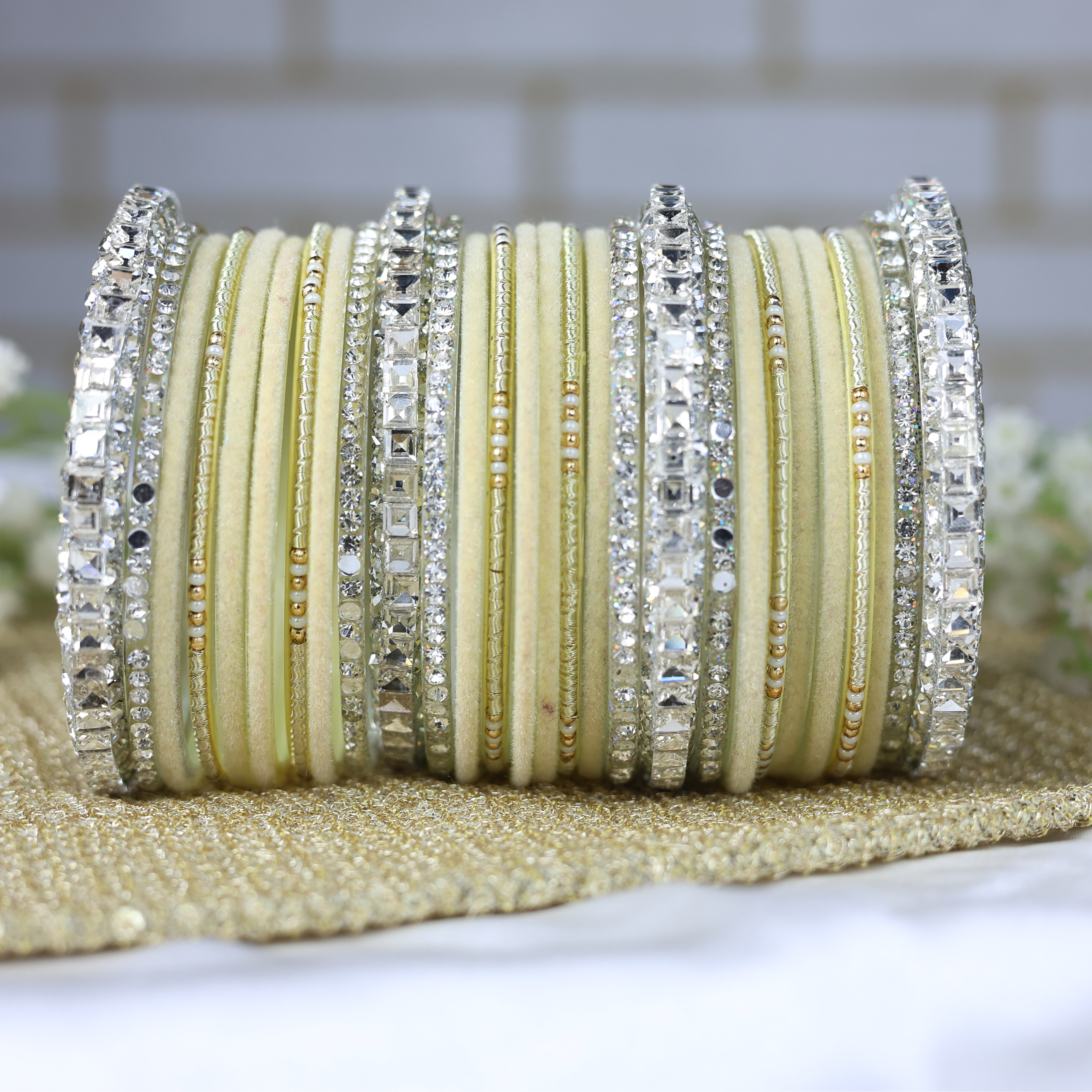 Rubans Set of 2 18K Gold-...